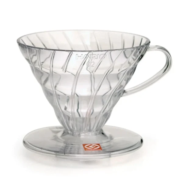 HARIO V60 02 PLASTİK DRIPPER ŞEFFAF